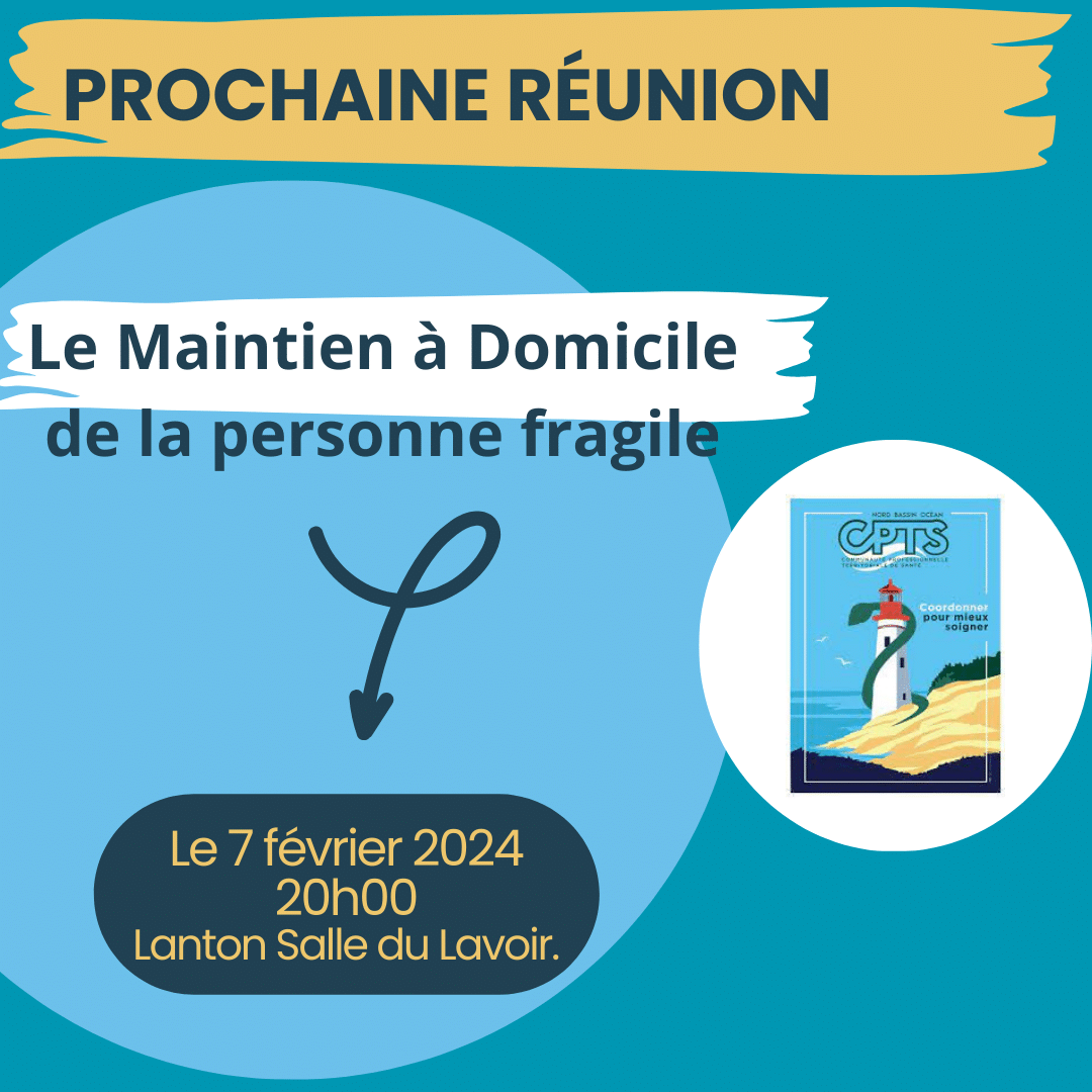 Prochaine réunion Maintien à Domicile