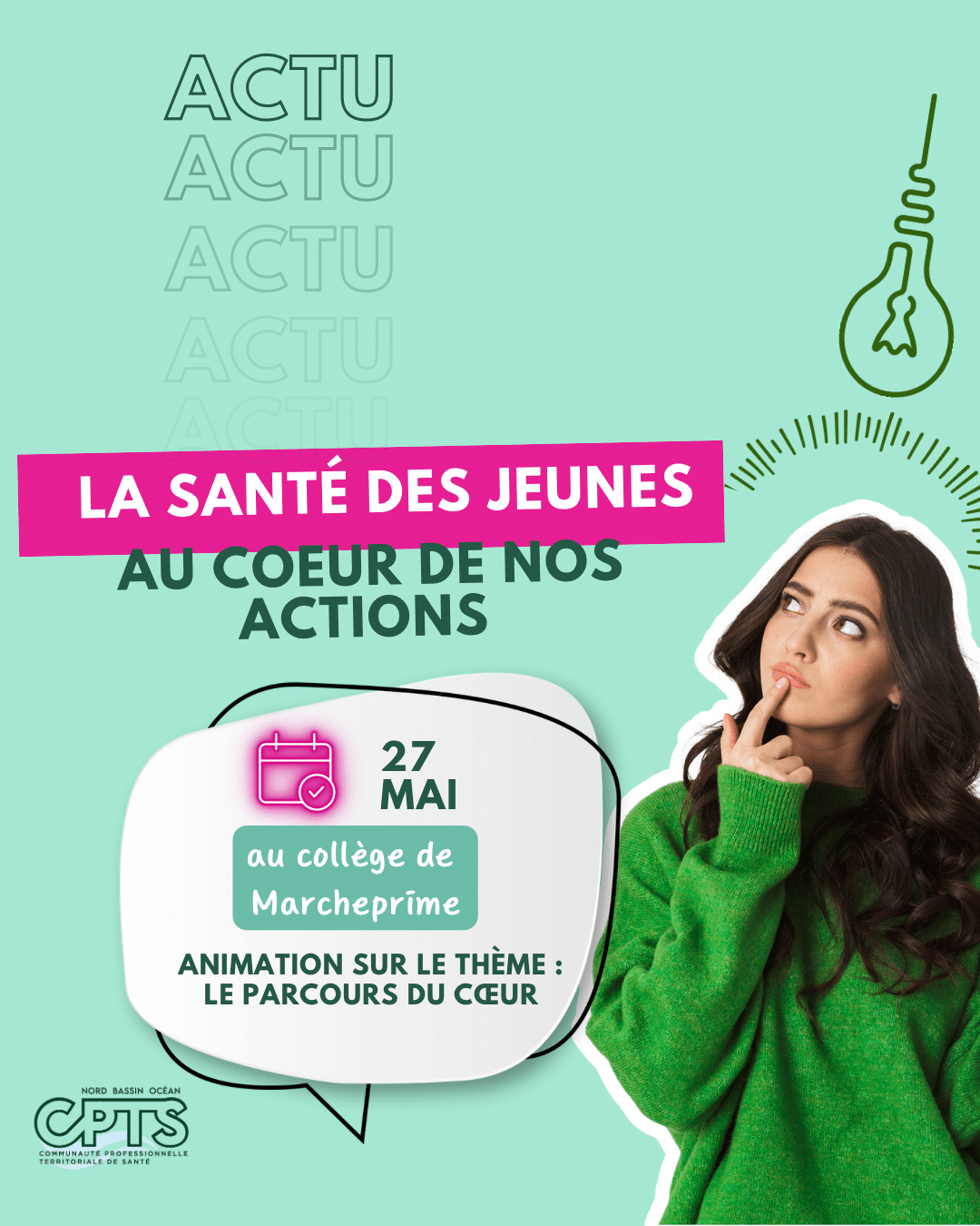 La CPTS à la rencontre des collégiens le 27 mai 2025 !