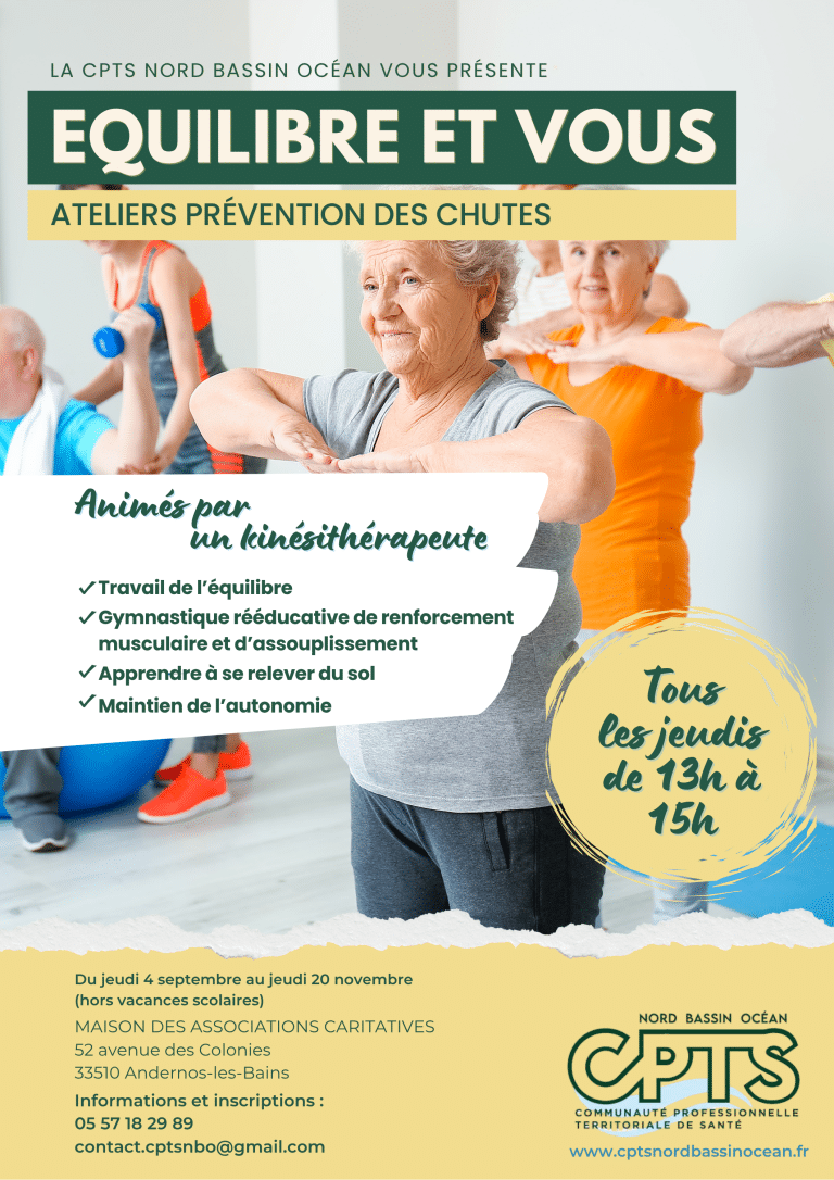 🧘♀️ « Équilibre et Vous » : Nos ateliers prévention des chutes