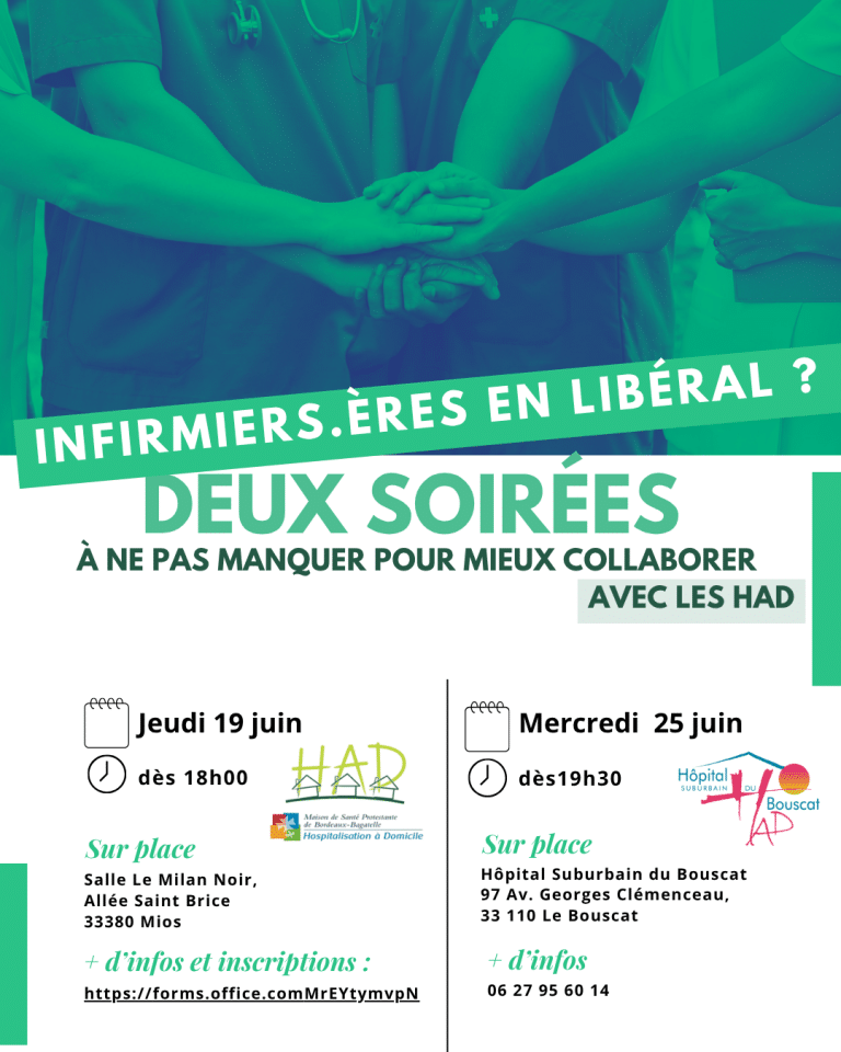 Deux soirées à ne pas manquer pour les IDEL : échangez, collaborez, avancez avec les équipes HAD !