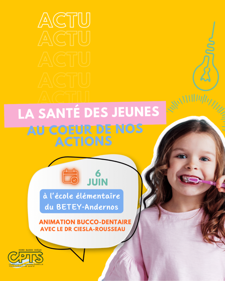 La CPTS à la rencontre des CP pour une prévention bucco-dentaire