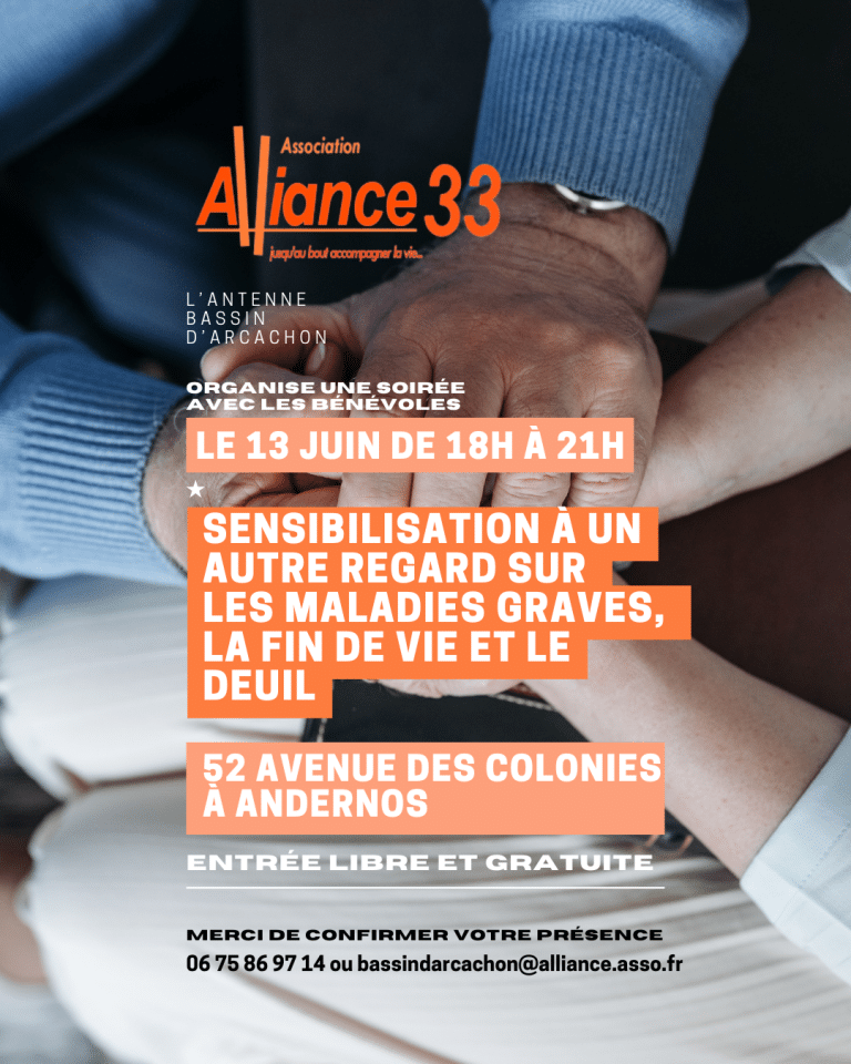 Soirée de sensibilisation : un autre regard sur les maladies graves, la fin de vie et le deuil