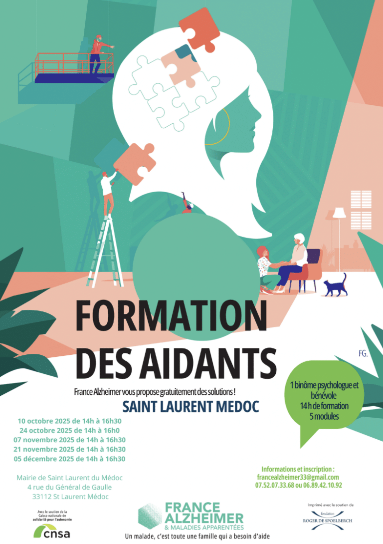 Formation des aidants organisée par France Alzheimer