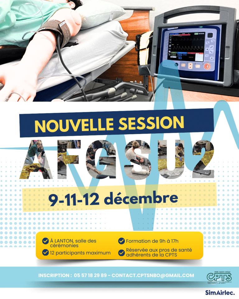 🚑 Formation AFGSU 2 – Lanton, décembre 2025