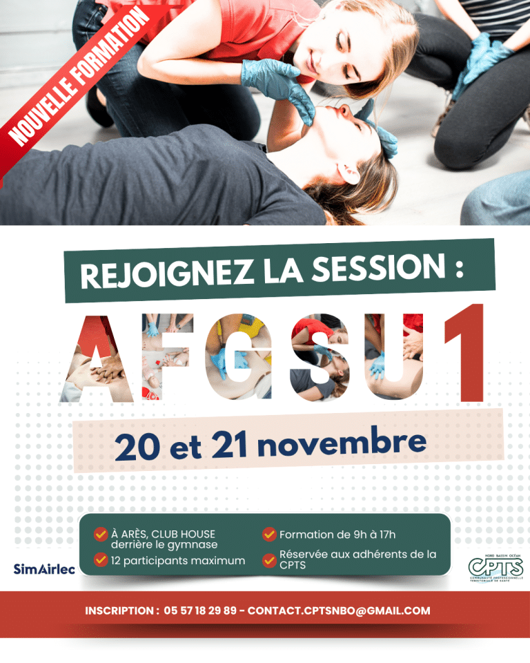La CPTS lance sa première formation AFGSU 1 à Arès !